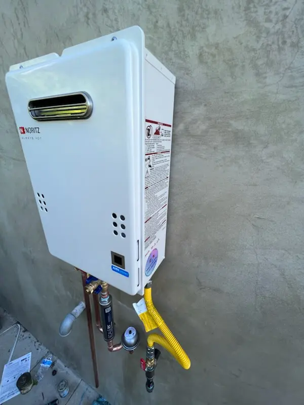 Tankless water heater installation for Edicks homes